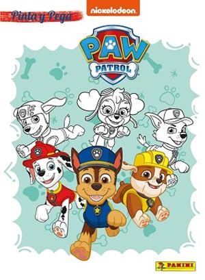 PINTA Y PEGA PAW PATROL | 9788427872103 | NICKELODEON | Llibreria Huch - Llibreria online de Berga 