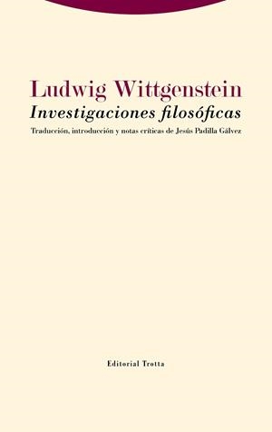 INVESTIGACIONES FILOSÓFICAS | 9788413640204 | WITTGENSTEIN, LUDWIG | Llibreria Huch - Llibreria online de Berga 