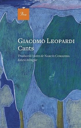 CANTS | 9788475889191 | LEOPARDI, GIACOMO | Llibreria Huch - Llibreria online de Berga 
