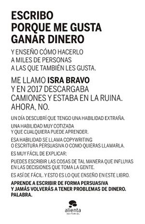 ESCRIBO PORQUE ME GUSTA GANAR DINERO | 9788413441290 | BRAVO, ISRAEL | Llibreria Huch - Llibreria online de Berga 
