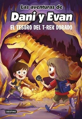 AVENTURAS DE DANI Y EVAN 5. EL TESORO DEL T-REX DORADO | 9788408252559 | LAS AVENTURAS DE DANI Y EVAN | Llibreria Huch - Llibreria online de Berga 
