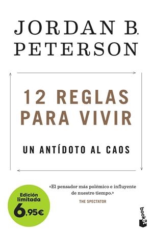 12 REGLAS PARA VIVIR | 9788408258841 | PETERSON, JORDAN B. | Llibreria Huch - Llibreria online de Berga 