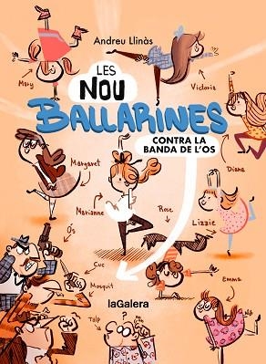 NOU BALLARINES 1, LES  CONTRA LA BANDA DE L'OS | 9788424674465 | LLINÀS DURAN, ANDREU | Llibreria Huch - Llibreria online de Berga 