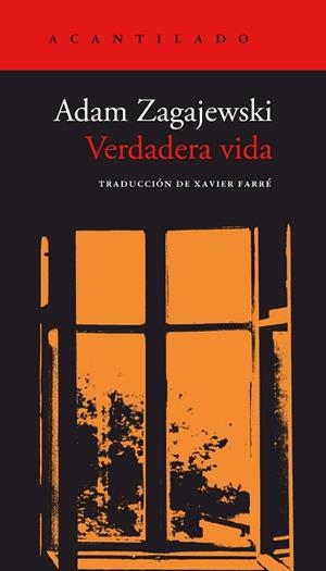 VERDADERA VIDA | 9788419036384 | ZAGAJEWSKI, ADAM | Llibreria Huch - Llibreria online de Berga 