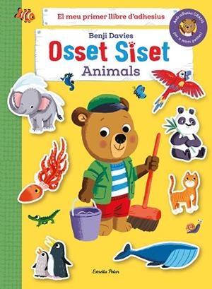 OSSET SISET. EL MEU PRIMER LLIBRE D'ADHESIUS. ANIMALS | 9788413894492 | DAVIES, BENJI | Llibreria Huch - Llibreria online de Berga 