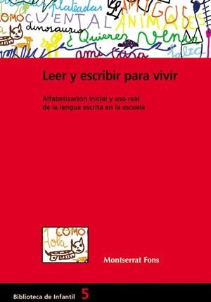 LEER Y ESCRIBIR PARA VIVIR | 9788478273362 | FONS ESTEVE, MONTSERRAT | Llibreria Huch - Llibreria online de Berga 