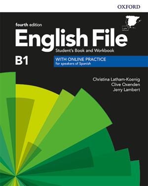 ENGLISH FILE 4TH EDITION B1. STUDENT'S BOOK AND WORKBOOK WITH KEY PACK | 9780194058063 | LATHAM-KOENIG, CHRISTINA/OXENDEN, CLIVE/LAMBERT, JERRY | Llibreria Huch - Llibreria online de Berga 