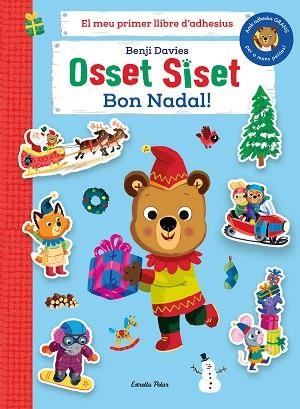 OSSET SISET. EL MEU PRIMER LLIBRE D'ADHESIUS. BON NADAL! | 9788413895505 | DAVIES, BENJI | Llibreria Huch - Llibreria online de Berga 