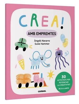 CREA! AMB EMPREMTES | 9788411581073 | NAVARRO SIMON, ÀNGELS | Llibreria Huch - Llibreria online de Berga 