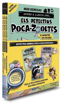 PACK APRÈN A LLEGIR AMB... ELS DETECTIUS POCA-ZOOLTES! 1-3. EN LLETRA MAJÚSCULA | 9788413897998 | BENEGAS, MAR | Llibreria Huch - Llibreria online de Berga 