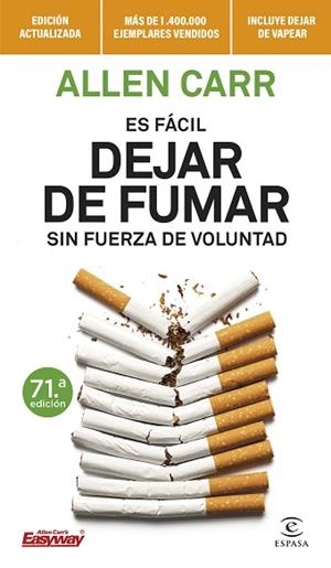 ES FÁCIL DEJAR DE FUMAR SIN FUERZA DE VOLUNTAD | 9788467070590 | CARR, ALLEN | Llibreria Huch - Llibreria online de Berga 