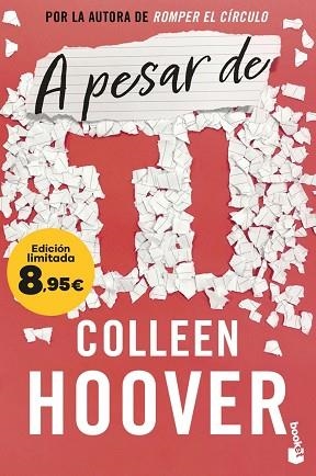 A PESAR DE TI | 9788408297659 | HOOVER, COLLEEN | Llibreria Huch - Llibreria online de Berga 