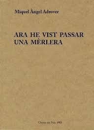ARA HE VIST PASSAR UNA MÈRLERA | 9788494901867 | ADROVER PERELLÓ, MIQUEL ÀNGEL | Llibreria Huch - Llibreria online de Berga 