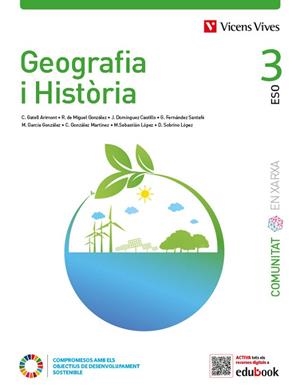 GEOGRAFIA I HISTORIA 3 (COMUNITAT EN XARXA) | 9788468285849 | DE MIGUEL GONZALEZ, RAFAEL/DOMINGUEZ CASTILLO, JESUS/FERNANDEZ SANTAFE, ANGELES/GARCIA GONZALEZ, MIR | Llibreria Huch - Llibreria online de Berga 