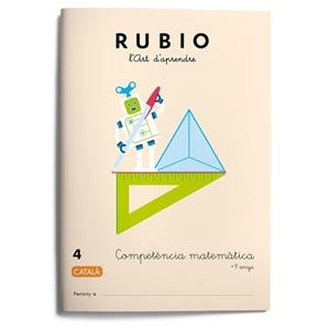 COMPETÈNCIA MATEMÀTICA RUBIO 4 (CATALÀ) | 9788417427030 | VARIOS AUTORES | Llibreria Huch - Llibreria online de Berga 