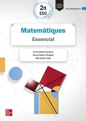 MATEMÀTIQUES 2N ESO. ESSENCIAL | 9788448646035 | ARRÉBOLA, F.; | Llibreria Huch - Llibreria online de Berga 