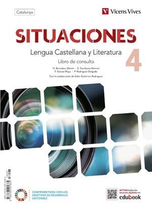 SITUACIONES 4. LENGUA CASTELLANA Y LIT. CATALUNYA. LIBRO CONSULTA Y CUADERNO APR | 9788468294834 | BERNABEU MORON, NATALIA/ESCRIBANO ALEMAN, ELENA/ESTESO MOYA, FELIX/P. GARCÍA/I. LINARES/P. RODRÍGUEZ | Llibreria Huch - Llibreria online de Berga 