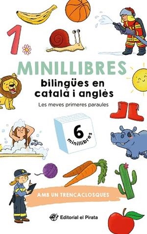 MINILLIBRES BILINGÜES EN CATALÀ I ANGLÈS - LES MEVES PRIMERES PARAULES | 9788419912459 | DEL PIRATA, EDICIONS | Llibreria Huch - Llibreria online de Berga 