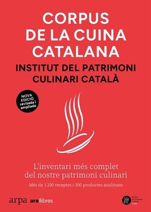 CORPUS DE LA CUINA CATALANA | 9791387833381 | INSTITUT DEL PATRIMONI CULINARI CATALÀ | Llibreria Huch - Llibreria online de Berga 