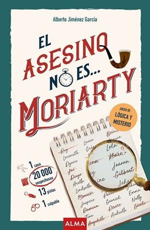 ASESINO NO ES MORIARTY, EL | 9791388389023 | ALBERTO JIMÉNEZ | Llibreria Huch - Llibreria online de Berga 