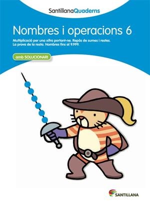 NOMBRES I OPERACIONS, EDUCACION PRIMARIA. QUADERN 6 | 9788468013879 | VARIOS AUTORES | Llibreria Huch - Llibreria online de Berga 