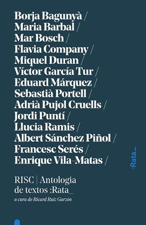 RISC ANTOLOGIA DE TEXTOS | 9788494489129 | VARIS | Llibreria Huch - Llibreria online de Berga 