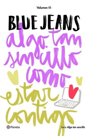 ALGO TAN SENCILLO COMO ESTAR CONTIGO | 9788408169444 | BLUE JEANS | Llibreria Huch - Llibreria online de Berga 