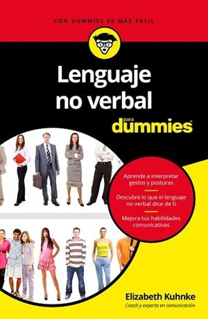LENGUAJE NO VERBAL PARA DUMMIES | 9788432903366 | KUHNKE, ELIZABETH | Llibreria Huch - Llibreria online de Berga 