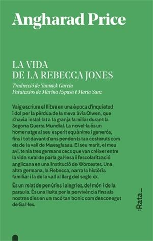 VIDA DE LA REBECCA JONES, LA | 9788416738434 | PRICE, ANGHARAD | Llibreria Huch - Llibreria online de Berga 