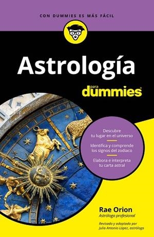 ASTROLOGÍA PARA DUMMIES | 9788432905100 | ORION, RAE | Llibreria Huch - Llibreria online de Berga 
