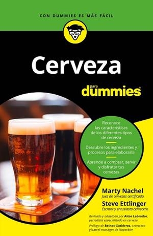 CERVEZA PARA DUMMIES | 9788432905094 | LABRADOR OCHOA, AITOR/ETTLINGER, STEVE/NACHEL, MARTY | Llibreria Huch - Llibreria online de Berga 