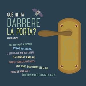 QUI HI HA DARRERA LA PORTA? (VVKIDS) | 9788468259703 | BARUZZI, AGNESE | Llibreria Huch - Llibreria online de Berga 