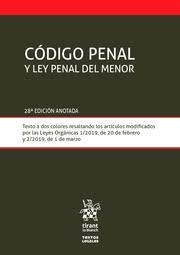 CÓDIGO PENAL Y LEY PENAL DEL MENOR | 9788413360560 | ÁLVAREZ GARCÍA, FRANCISCO JAVIER/Y OTROS | Llibreria Huch - Llibreria online de Berga 